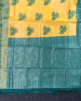 SC3664 - Tissue Silver Zari Meena Butta